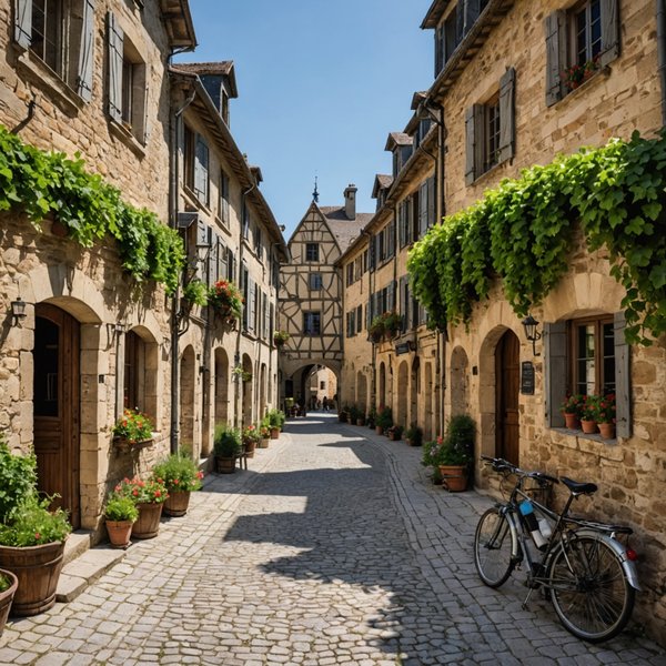 Comment organiser une visite à vélo des villages médiévaux en France?