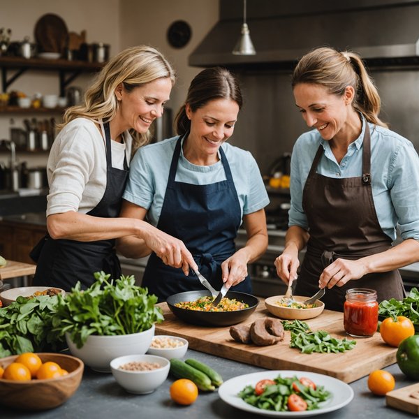 Où trouver des cours de cuisine vegan et sans gluten en Californie?