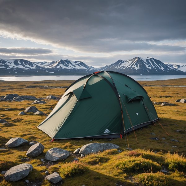 Quels sont les équipements nécessaires pour un camping en région de toundra arctique en été?