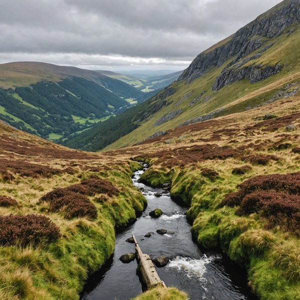 Quels sont les meilleurs itinéraires pour une randonnée dans les montagnes de Wicklow, Irlande?